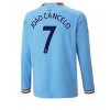Manchester City Joao Cancelo #7 Hemmatröja 2022-23 Långa ärmar